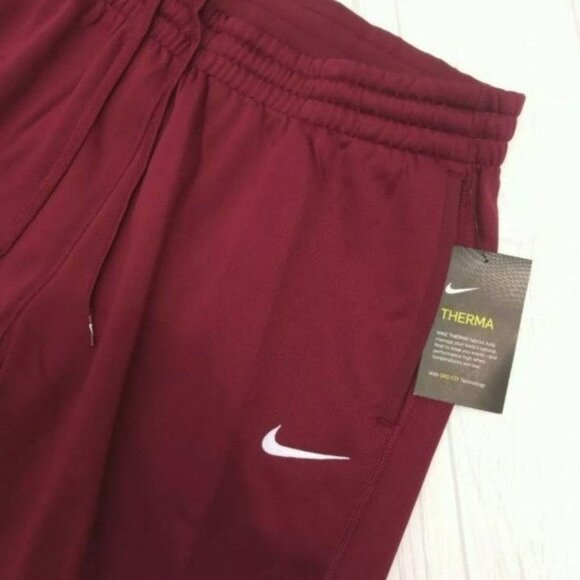 XXL Nike therma burgundy / white pants - Picture 3 of 6